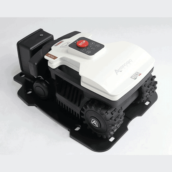 Ambrogio-Twenty Elite in chargin station- Robot Lawn Mower Australia