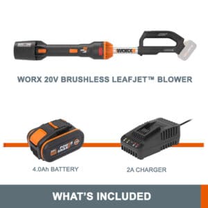 WG543E Leaf blower kit included