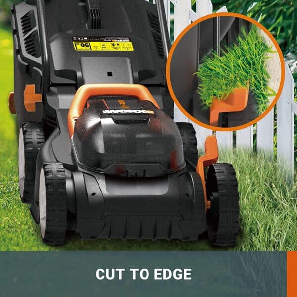 WG779E Hero lawnmower cut to edge
