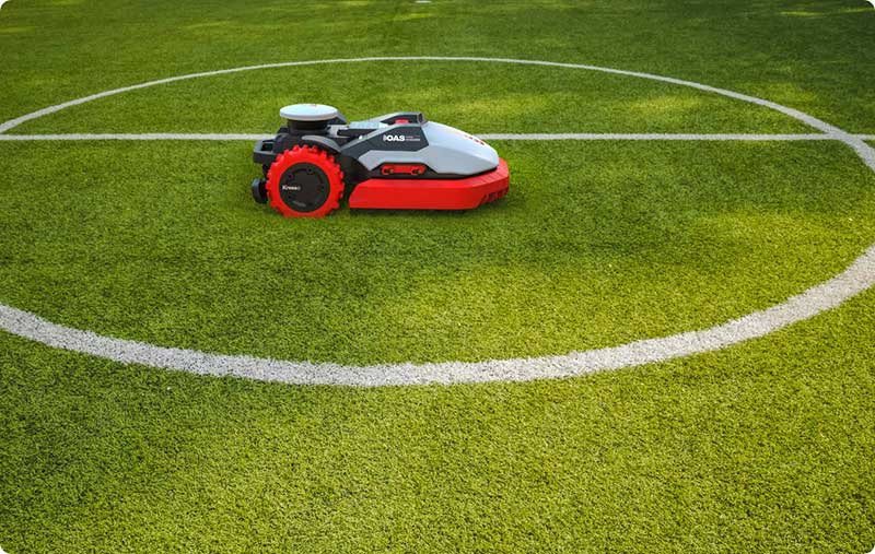 Kress Robot lawn mower can mow a soccer field