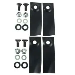 GA SPARES BUSHRANGER / MASPORT BLADE & BOLT SET BNC6503 suits selected 19" mowers (aftermarket)