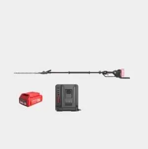 Kress Commercial 60V 55cm Long Shaft Articulating (145°) Pole Hedge Trimmer KC270.9 Starter Kit