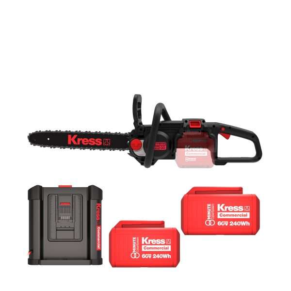 Kress 60V 40cm 18" Chainsaw KC300.9 All Day Kit