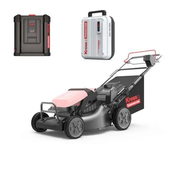 Kress 60V 51cm Self-Propelled Lawn Mower KC711.9 Starter Kit