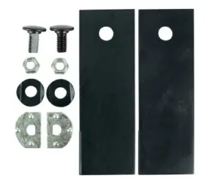 BIG BOB 21" Steel base Utility side discharge blade & bolt set BNC8077