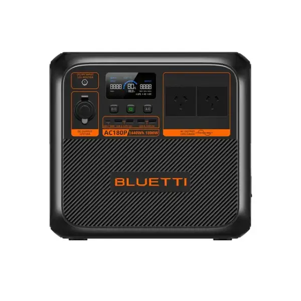 BLUETTI AC180P Solar Portable Power Station | 1,800W 1,440Wh - Image 4