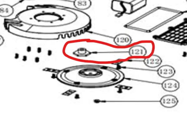 Replacement MoeBot knife disc connector - Image 4