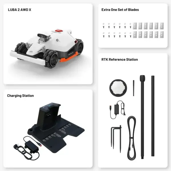 Mammotion LUBA 2 AWD 10000X Wireless Robot Lawn Mower - Image 5