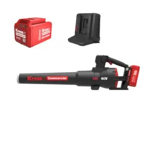 Kress 60V Commercial-grade 60V handheld leaf blower KC510.9 Winter Bundle