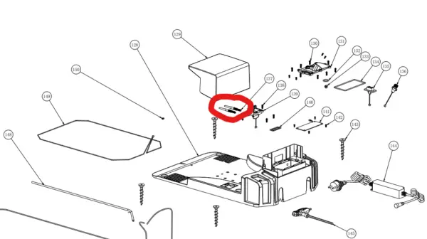 Replacement MoeBot Round stick charging head - Image 3