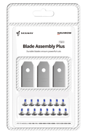 Segway Navimow - Heavy Duty replacement blades & screws (Pack of 12)