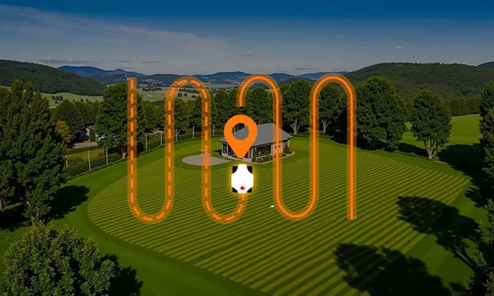 Intelligent route for beautiful and efficient mowing