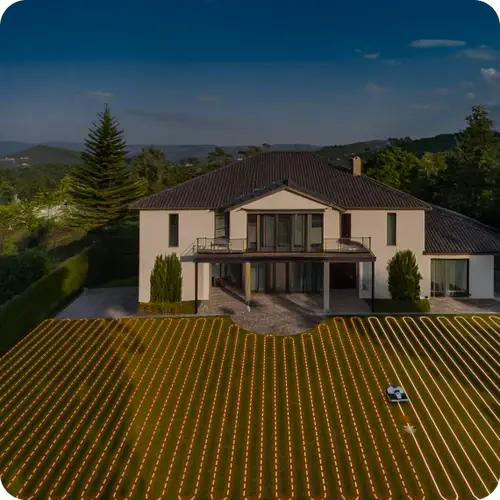 Intelligent route for beautiful and efficient mowing