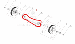 Bushranger front axle BPW5380201010-01