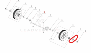 Bushranger hubcap BPW5380207010