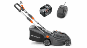 Husqvarna 18V Aspireâ„¢ Lawnmower LC34 34cm kit with 4.0Ah battery and 2.5A charger 9706483-04