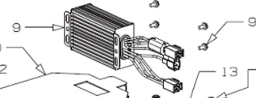 Masport controller to suit 60V motor 768705