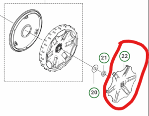 Husqvarna hub cap 5313565-02