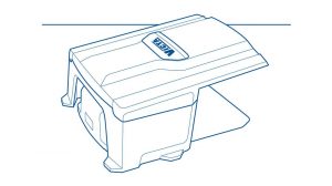 Victa robot mower garage feature